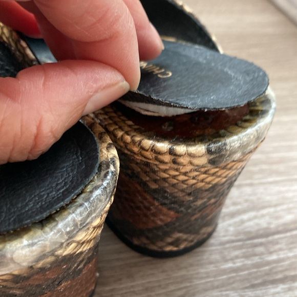 Chinese laundry Marnie pytho snake slide mules 6,5/37 - Picture 15 of 15